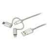 STARTECH .com Lightning/USB Data Transfer Cable for iPod, iPad, iPhone, Phone, Tablet - 1.01 m - 1 Pack
