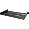 STARTECH .com 1U High x 482.60 mm Wide Rack-mountable Rack Shelf for Server, A/V Equipment - Black