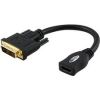 COMSOL DVI-D/HDMI Video Cable Adapter for Video Device - 20 cm