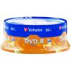 Verbatim DVD Recordable Media - DVD-R - 16x - 4.70 GB - 25 Pack Spindle