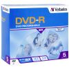 Verbatim DVD Recordable Media - DVD-R - 16x - 4.70 GB - 5 Pack Jewel Case