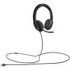 LOGITECH H540 Wired Stereo Headset - Over-the-head - Ear-cup - Black