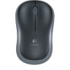 LOGITECH M185 Mouse - Laser - Wireless - Blue, Black