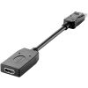 HP DisplayPort/HDMI A/V Cable for Notebook, Monitor, Workstation, Audio/Video Device - 20.32 cm