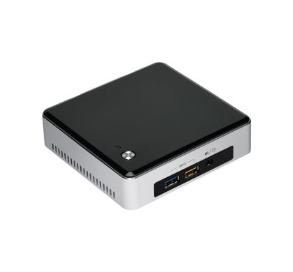 Intel NUC5i5RYK Desktop Computer - Intel Core i5 i5-5250U 1.60 GHz - Mini PC - Silver, Black