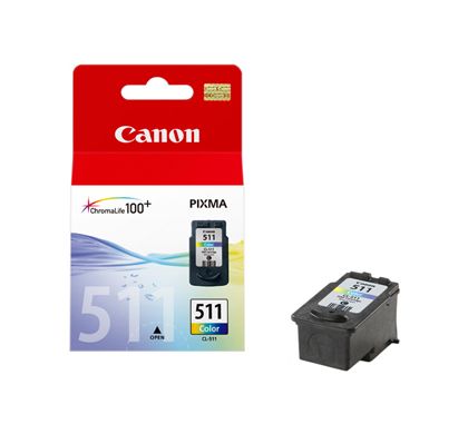 Canon CL-511 Ink Cartridge - Cyan, Magenta, Yellow