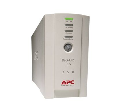 APC Back-UPS BK350EI Standby UPS - 350 VA/210 W Right