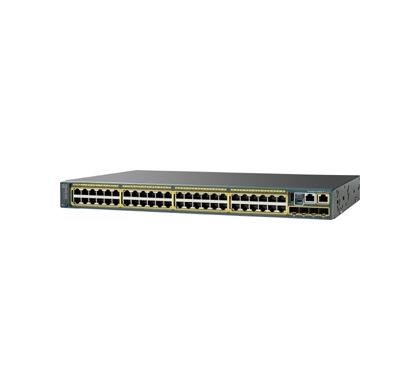 CISCO Catalyst 2960S-48TS-L 48 Ports Manageable Ethernet Switch Left