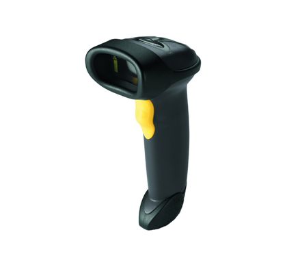 ZEBRA Symbol LS2208 Handheld Barcode Scanner - Cable Connectivity - Black Left