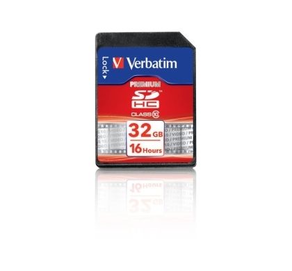Verbatim 43963 32 GB Secure Digital High Capacity (SDHC) Front