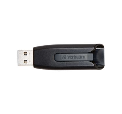 Verbatim Store 'n' Go V3 16 GB USB 3.0 Flash Drive - Grey - 1 Pack Top