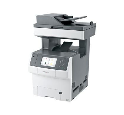 LEXMARK X740 X748DE Laser Multifunction Printer - Colour - Plain Paper Print - Desktop Left