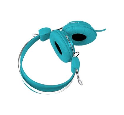 LASER Wired Stereo Headphone - Over-the-head - Ear-cup - Blue Top