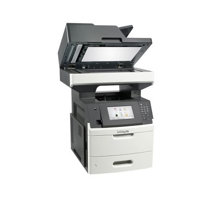 LEXMARK MX711DHE Laser Multifunction Printer - Monochrome - Plain Paper Print - Desktop Right
