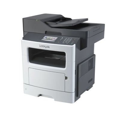 LEXMARK MX511DHE Laser Multifunction Printer - Monochrome - Plain Paper Print - Desktop Left