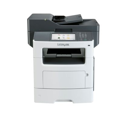 LEXMARK MX611DHE Laser Multifunction Printer - Monochrome - Plain Paper Print - Desktop Front