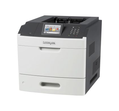LEXMARK MS811DN Laser Printer - Monochrome - 1200 x 1200 dpi Print - Plain Paper Print - Desktop Left