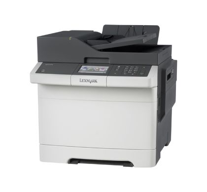 LEXMARK CX410DE Laser Multifunction Printer - Colour - Plain Paper Print - Desktop Left