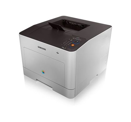 Samsung CLP-680DW Laser Printer - Colour - 9600 x 600 dpi Print - Plain Paper Print - Desktop Left