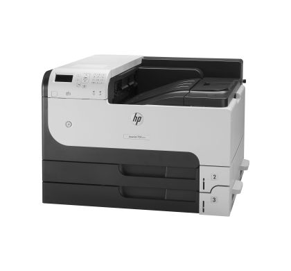 HP LaserJet 700 M712N Laser Printer - Monochrome - 1200 x 1200 dpi Print - Plain Paper Print - Desktop Left