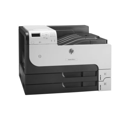 HP LaserJet 700 M712N Laser Printer - Monochrome - 1200 x 1200 dpi Print - Plain Paper Print - Desktop Right