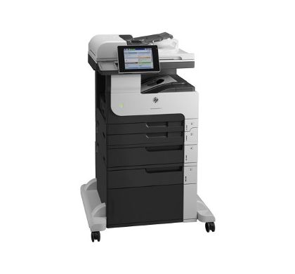 HP LaserJet 700 M725F Laser Multifunction Printer - Monochrome - Plain Paper Print - Floor Standing Right