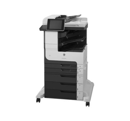 HP LaserJet 700 M725Z Laser Multifunction Printer - Monochrome - Plain Paper Print - Floor Standing Left