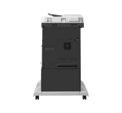 HP LaserJet 700 M725Z Laser Multifunction Printer - Monochrome - Plain Paper Print - Floor Standing Rear