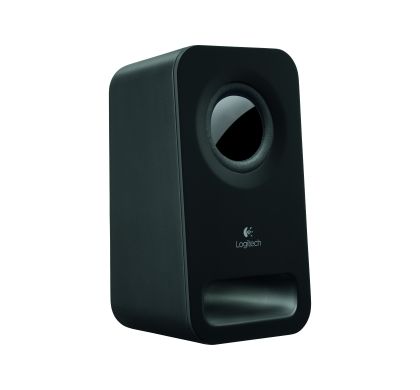 LOGITECH Z150 2.0 Speaker System - Midnight Black Right