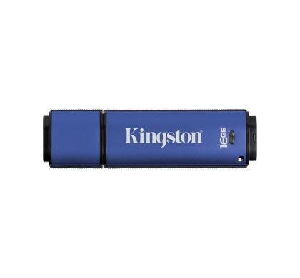 Kingston DataTraveler Vault 16 GB USB 3.0 Flash Drive Top