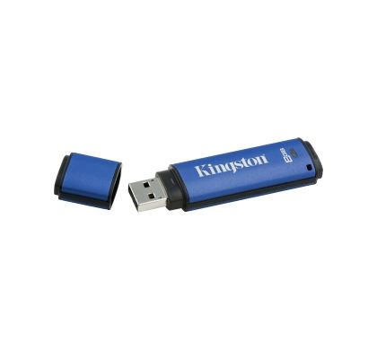 Kingston DataTraveler Vault 8 GB USB 3.0 Flash Drive Left