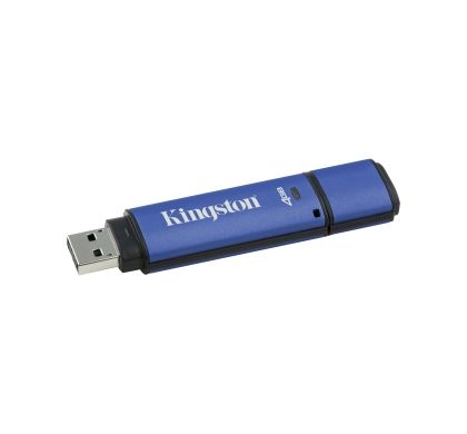 Kingston DataTraveler Vault 4 GB USB 3.0 Flash Drive Left