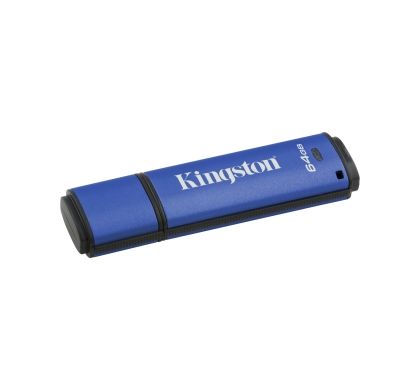 Kingston DataTraveler Vault 64 GB USB 3.0 Flash Drive Left