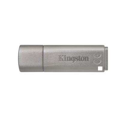 Kingston DataTraveler Locker+ G3 64 GB USB 3.0 Flash Drive - Silver - 1 Pack Bottom