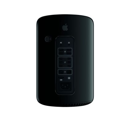 Apple Mac Pro MD878X/A Cylinder Workstation - 1 x Processors Supported - 1 x Intel Xeon Hexa-core (6 Core) 3.50 GHz Rear