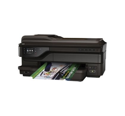 HP Officejet 7612 Inkjet Multifunction Printer - Colour - Plain Paper Print - Desktop Left