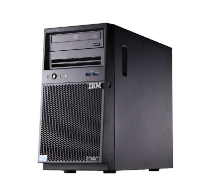 Lenovo System x x3100 M5 5457C3M 4U Mini-tower Server - 1 x Intel Xeon E3-1231 v3 Quad-core (4 Core) 3.40 GHz Left