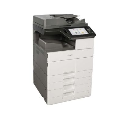 LEXMARK MX911dte Laser Multifunction Printer - Monochrome - Plain Paper Print - Desktop Right
