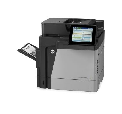 HP LaserJet M630h Laser Multifunction Printer - Monochrome - Plain Paper Print - Desktop Left