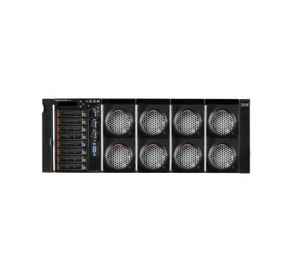 Lenovo System x x3850 X6 6241B3M 4U Rack-mountable Server - 2 x Intel Xeon E7-4850 v2 Dodeca-core (12 Core) 2.30 GHz Front