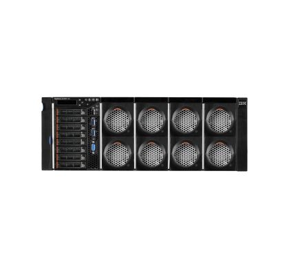 Lenovo System x x3850 X6 6241H5M 4U Rack-mountable Server - 4 x Intel Xeon E7-8880V2 Pentadeca-core (15 Core) 2.50 GHz Front
