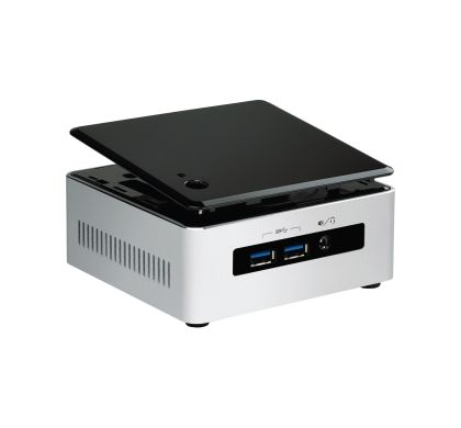 Intel NUC5I5MYHE Desktop Computer - Intel Core i5 i5-5300U 2.30 GHz - Silver, Black Right
