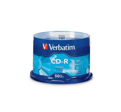 Verbatim 94691 CD Recordable Media - CD-R - 52x - 700 MB - 50 Pack Spindle
