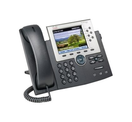 CISCO 7965G IP Phone - Refurbished - Cable - Desktop, Wall Mountable - Dark Grey