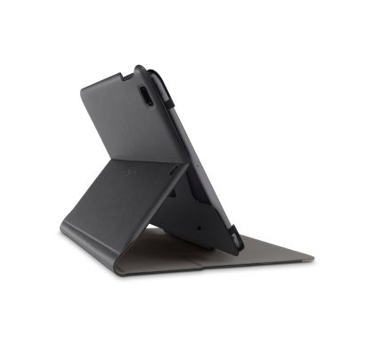 BELKIN Slim Style Carrying Case (Folio) for 25.4 cm (10") iPad Air - Blacktop, Gravel Rear