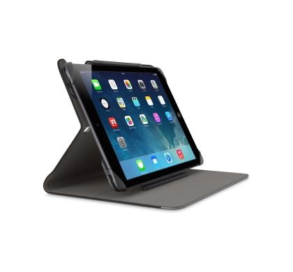 BELKIN Slim Style Carrying Case (Folio) for 25.4 cm (10") iPad Air - Blacktop, Gravel Top