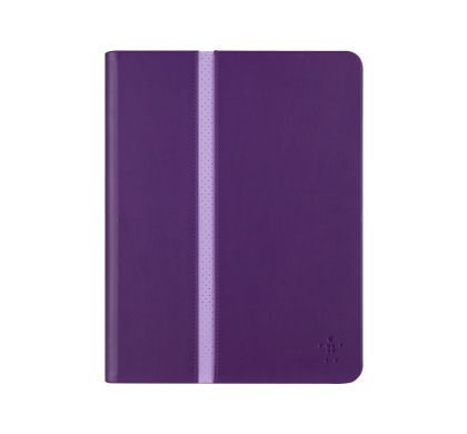 BELKIN Stripe Carrying Case (Folio) for 25.4 cm (10") iPad Air - Plum