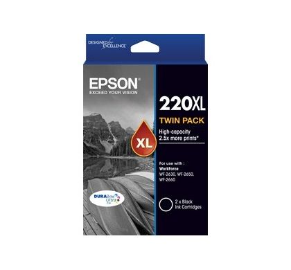EPSON DURABrite Ultra 220XL Ink Cartridge - Black