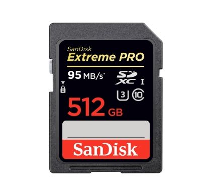 SANDISK Extreme Pro 512 GB Secure Digital Extended Capacity (SDXC)