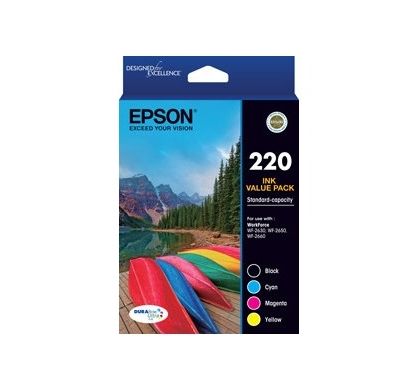 EPSON DURABrite Ultra 220 Ink Cartridge - Black, Cyan, Magenta, Yellow